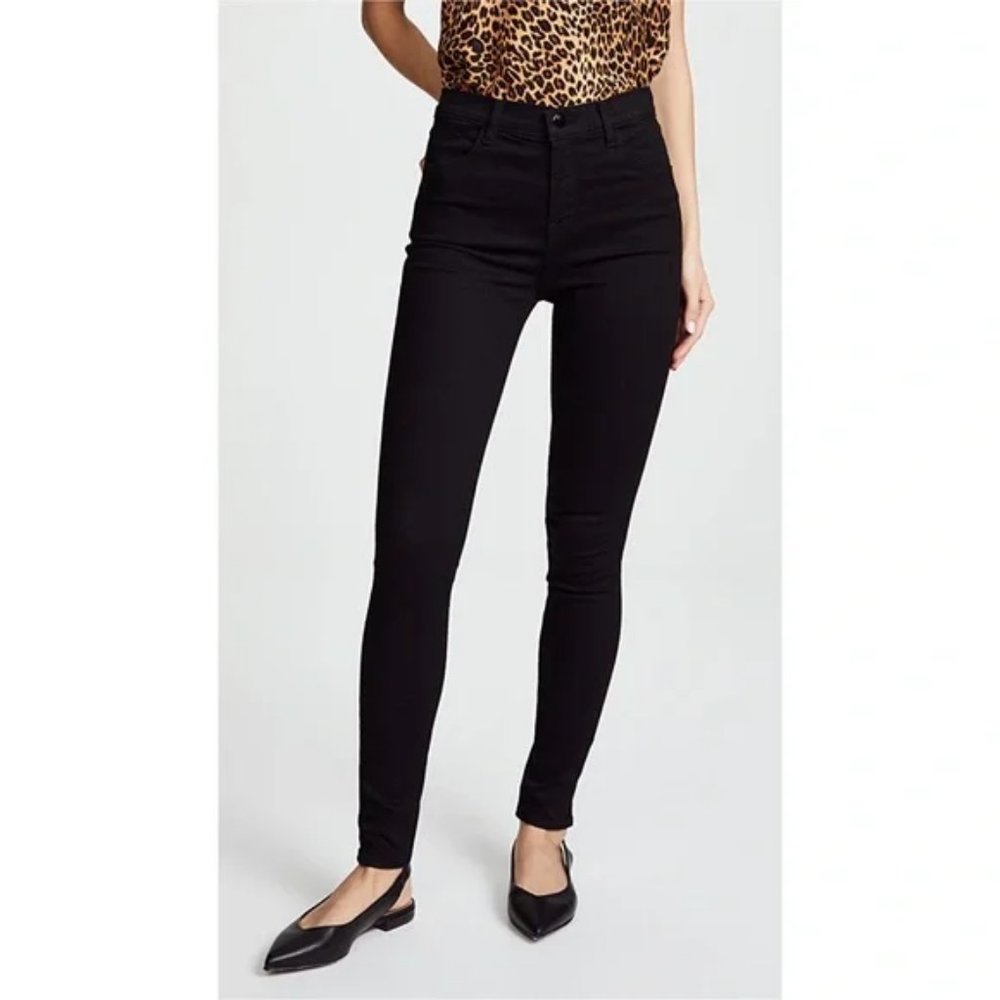 Womens J Brand Maria Vanity Black Skinny Jeans 24 *